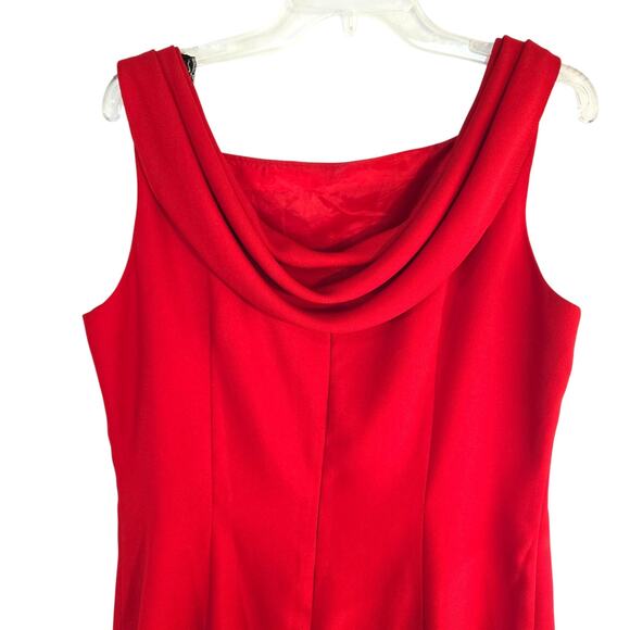Virgo Women's Dress 14 Red Cocktail Party Semi Formal Short Misses Size Large L - Picture 7 of 7